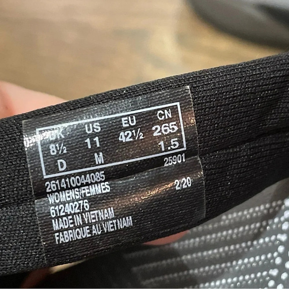 NWOT Clarks Cloudsteppers Arla Jane Black Fabric Wedge Sandals Women's 11 - Picture 4 of 14